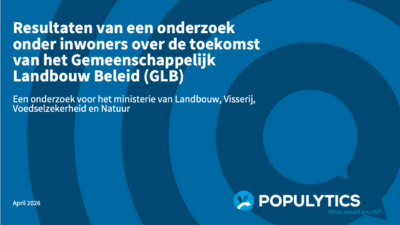 Voorpagina Rapport PWE-raadpleging Toekomst GLB (Populytics v260519)